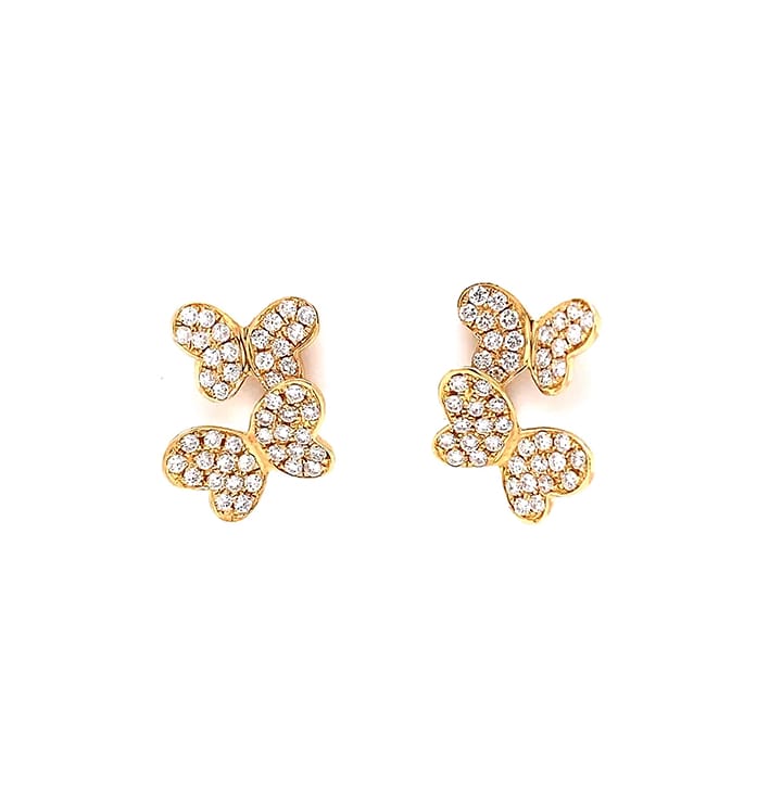  Papillon Diamond Earrings