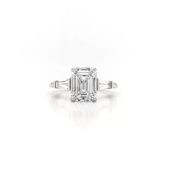  Emerald Cut with Tapered Baguettes