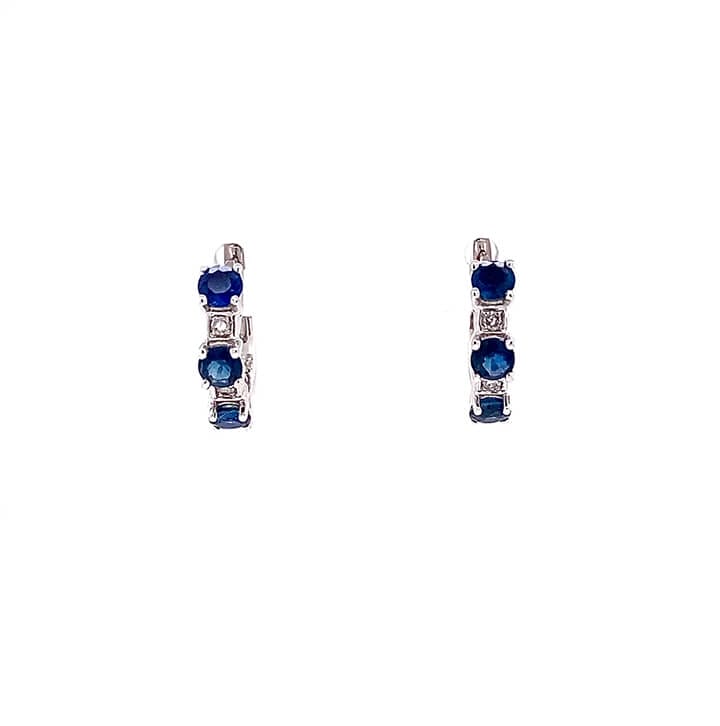  Teno Sapphire and Diamond Earrings
