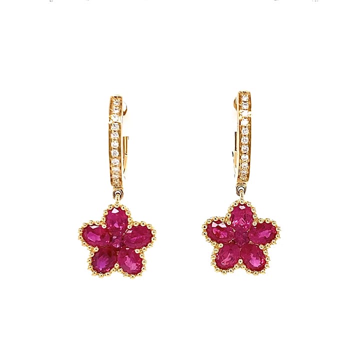 Alsace Ruby Earrings