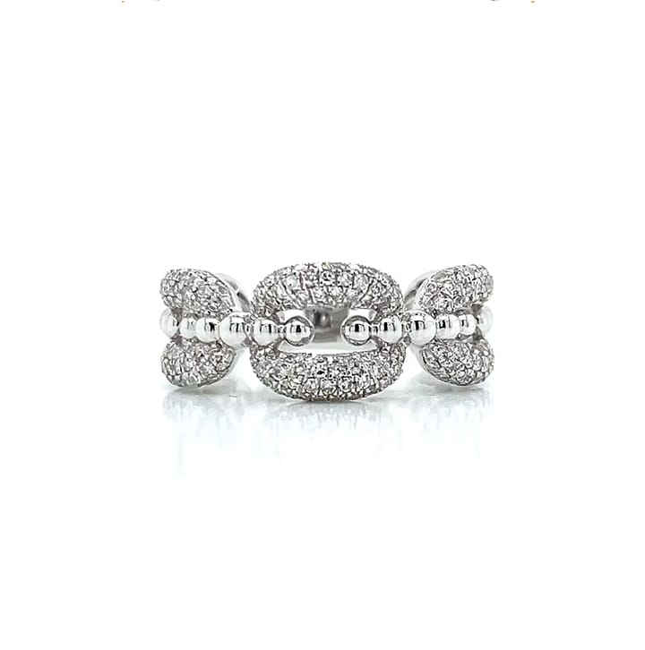  Paviar Diamond Ring