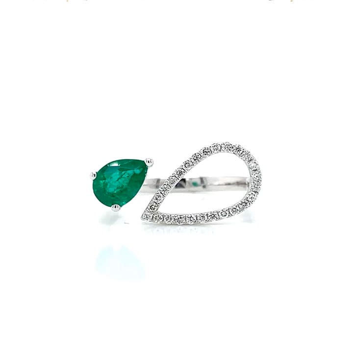  Parparo Emerald & Diamond Ring
