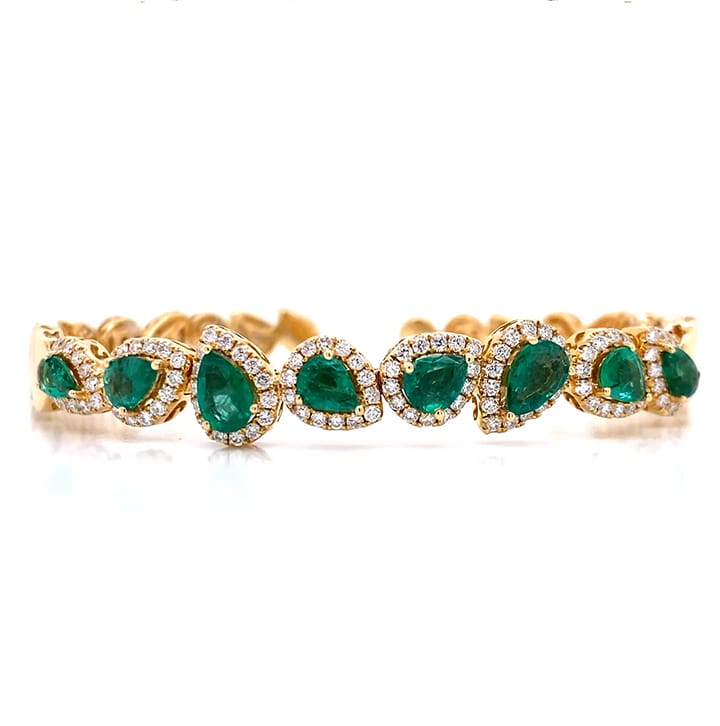  Tarvisio Emerald & Diamond Cuff