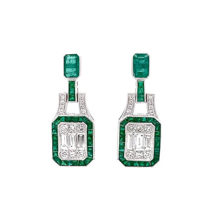  Liserone Emerald Earrings