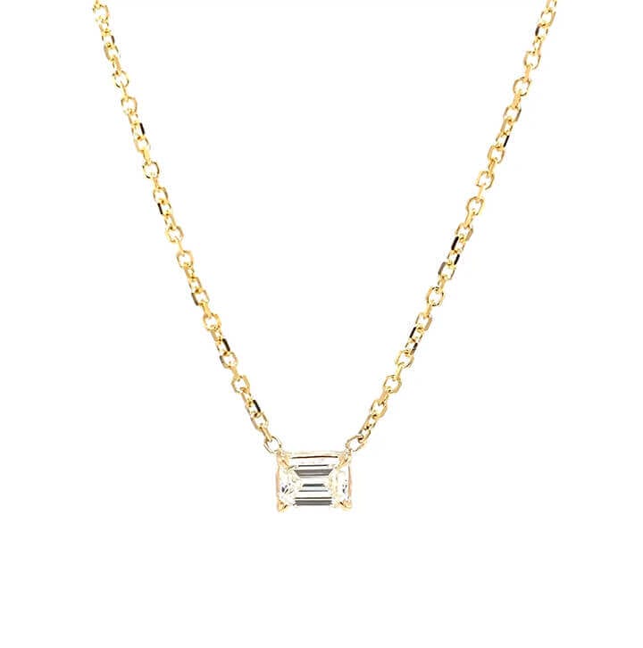 Emerald Diamond Pendant